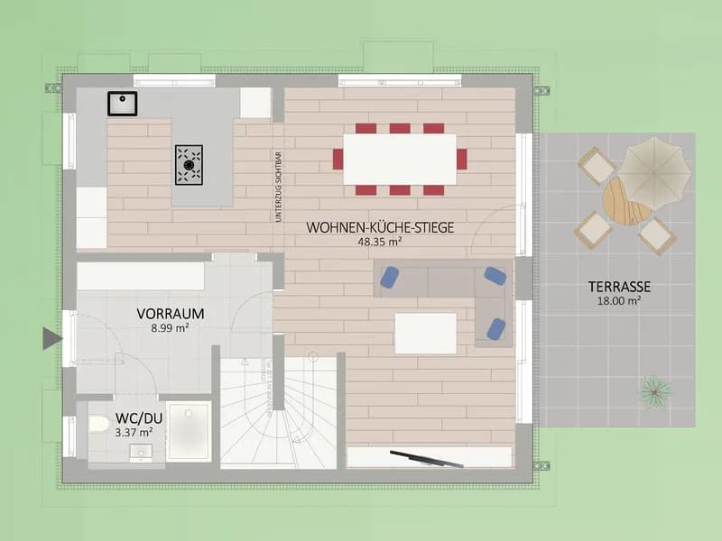 4-Zimmer-Haus kaufen in Wien – 120,8 m², € 939.900 – Bild 2 von 14