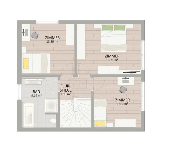 4-Zimmer-Haus kaufen in Wien – 120,8 m², € 939.900 – Bild 3 von 14
