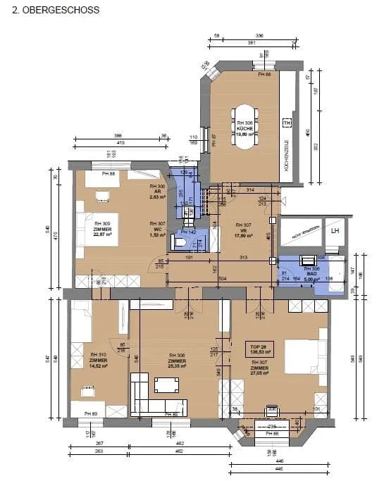4-Zimmer-Wohnung mieten in Wien – 137 m², € 2.598 – Bild 16 von 16