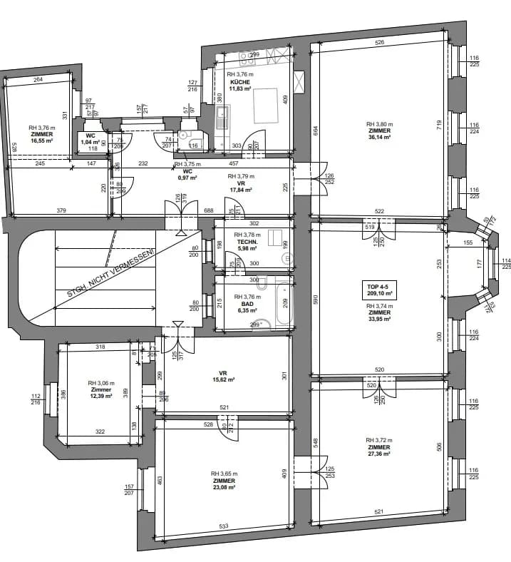 6-Zimmer-Wohnung kaufen in Wien – 209,39 m², € 1.399.000 – Bild 18 von 18