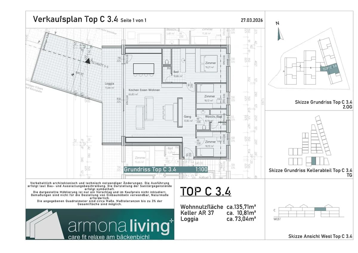 3-Zimmer-Wohnung kaufen in Kufstein – 135,71 m², € 1.559.900 – Bild 13 von 14