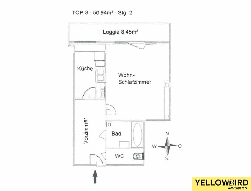 1-Zimmer-Wohnung kaufen in Wien – 50,91 m², € 144.500 – Bild 11 von 11