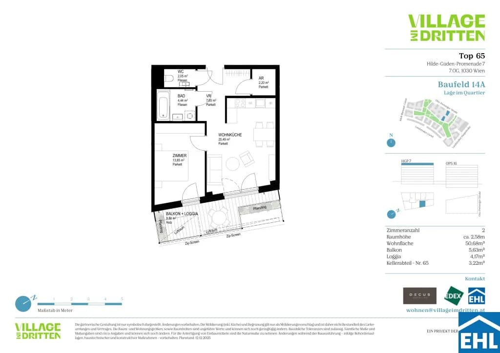 Immobilie kaufen in Wien – 50,68 m², € 427.500 – Bild 16 von 16