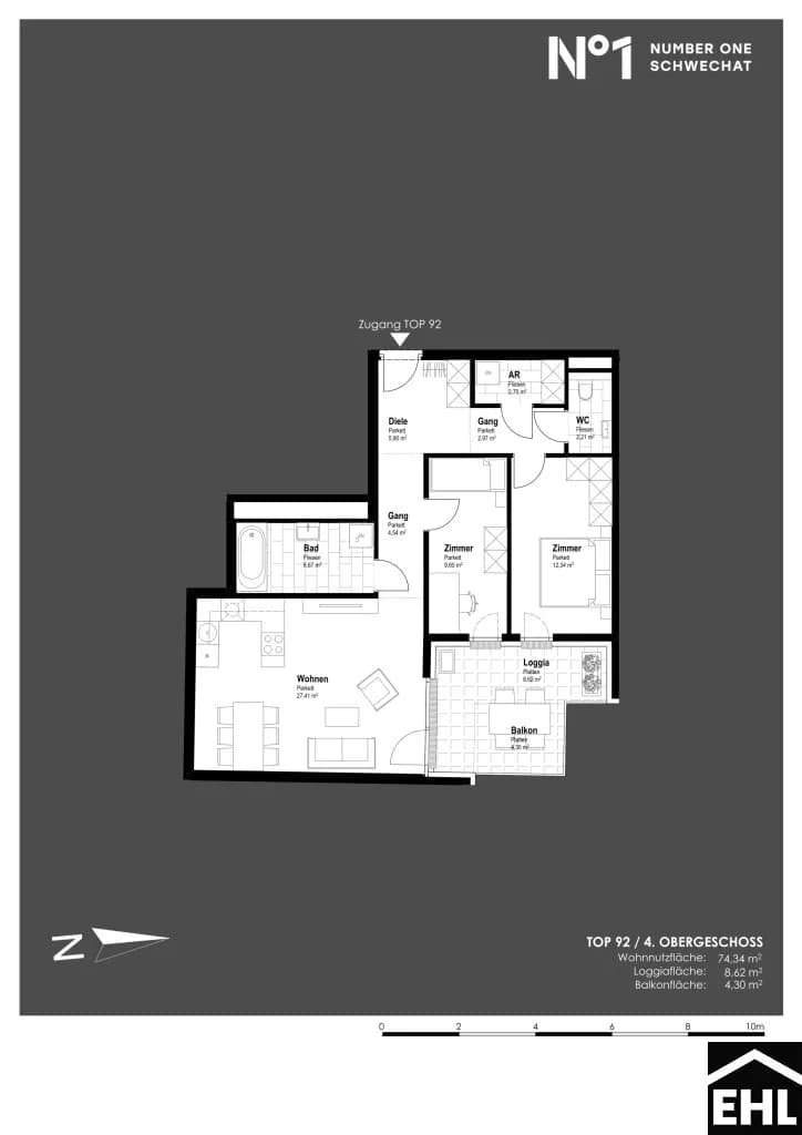 Immobilie kaufen in Bruck an der Leitha – 74,34 m², € 408.200 – Bild 10 von 10