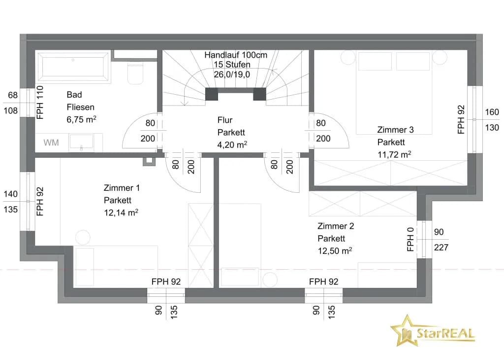 5-Zimmer-Haus kaufen in Wien – 117,74 m², € 629.000 – Bild 35 von 44