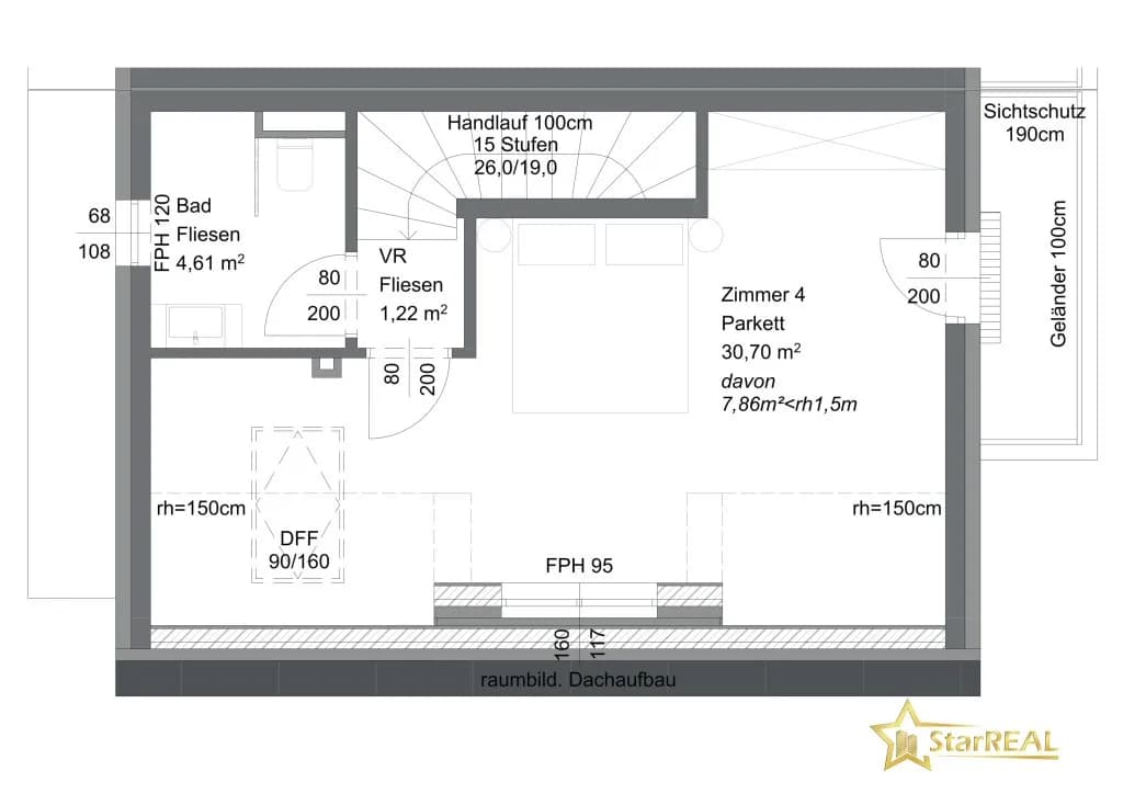 5-Zimmer-Haus kaufen in Wien – 117,74 m², € 629.000 – Bild 36 von 44