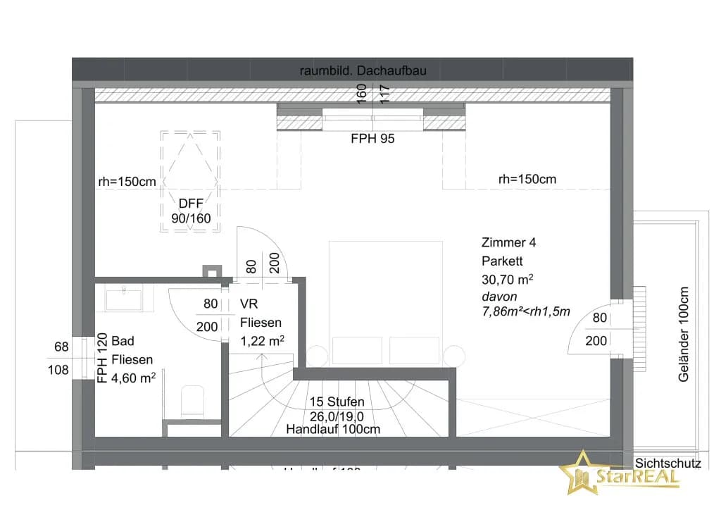 5-Zimmer-Haus kaufen in Wien – 117,74 m², € 629.000 – Bild 41 von 44