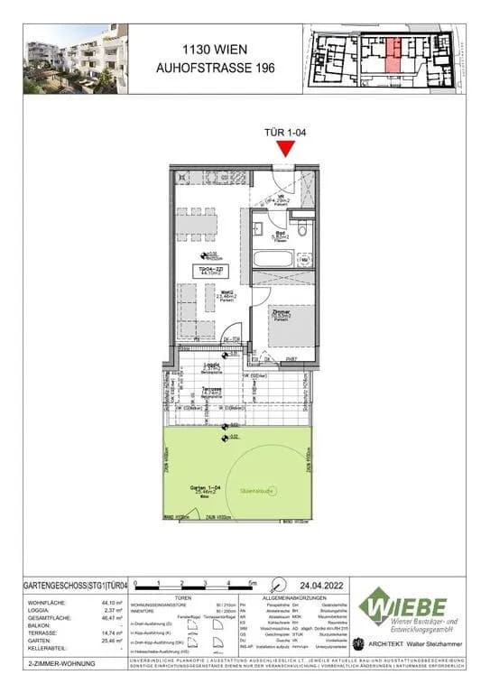 2-Zimmer-Wohnung kaufen in Wien – 47,9 m², € 422.000 – Bild 10 von 14