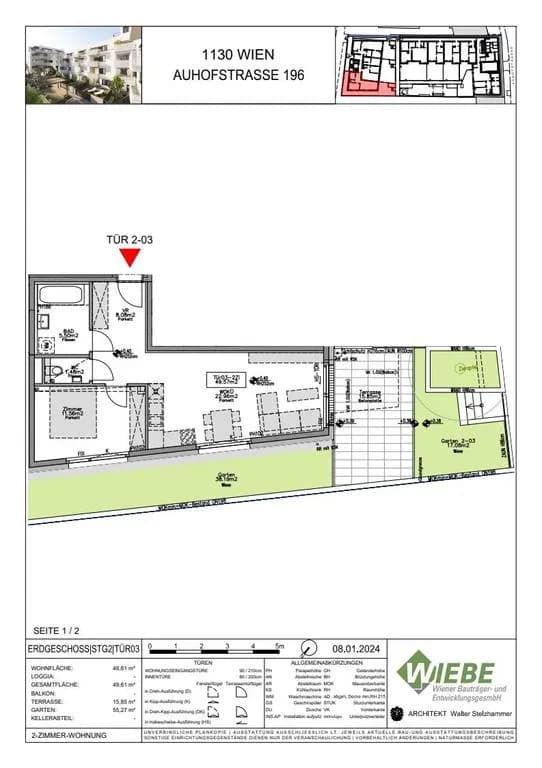 2-Zimmer-Wohnung kaufen in Wien – 49,61 m², € 498.700 – Bild 11 von 11