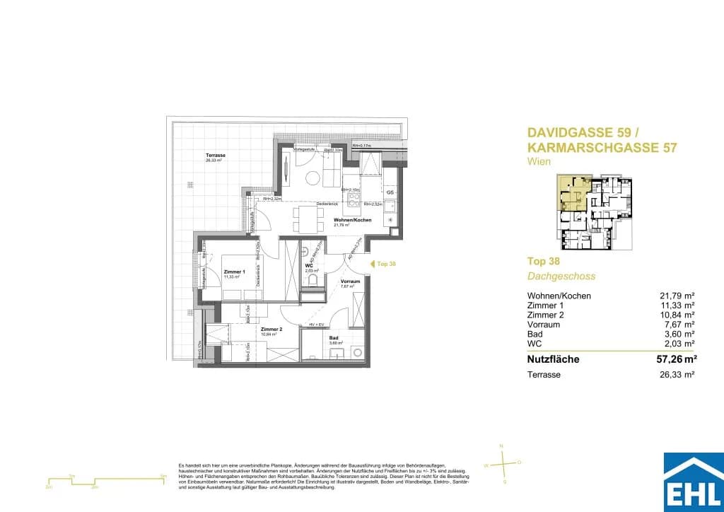 Immobilie kaufen in Wien – 57,26 m², € 473.756 – Bild 6 von 6