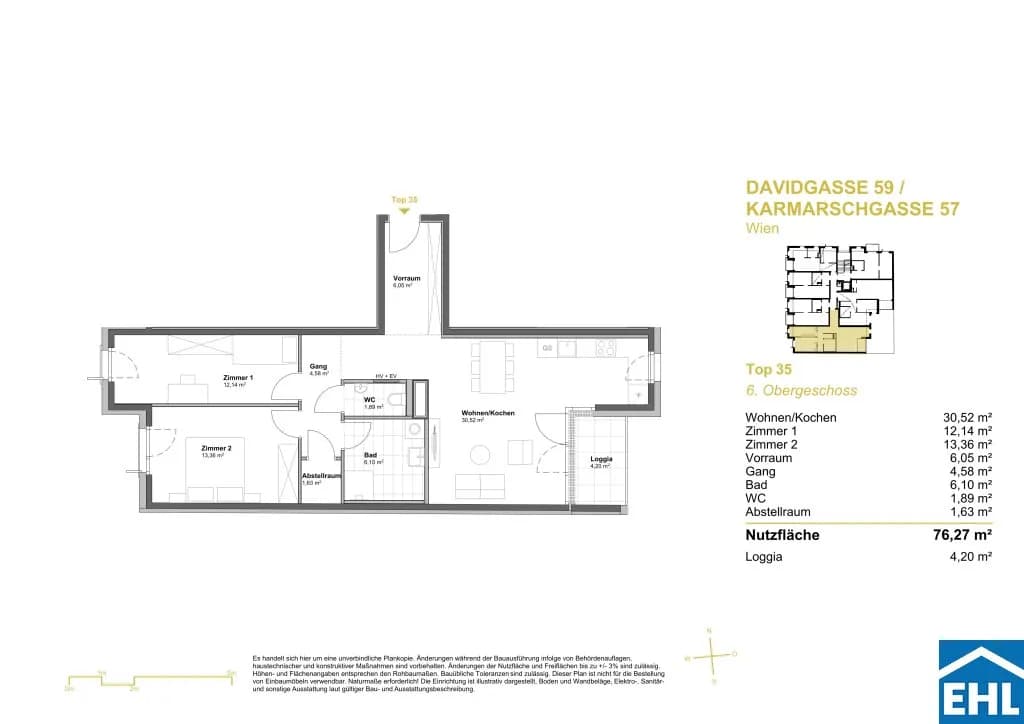 Immobilie kaufen in Wien – 76,27 m², € 518.100 – Bild 6 von 6