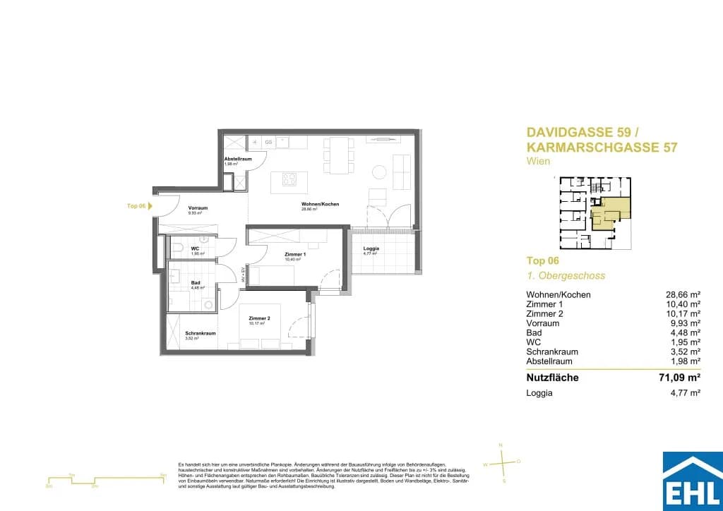 Immobilie kaufen in Wien – 71,09 m², € 356.109 – Bild 6 von 6