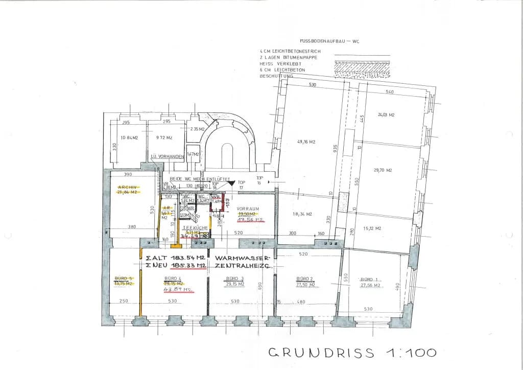 4-Zimmer-Gewerbeimmobilie mieten in Wien – 178 m², € 4.083 – Bild 11 von 12