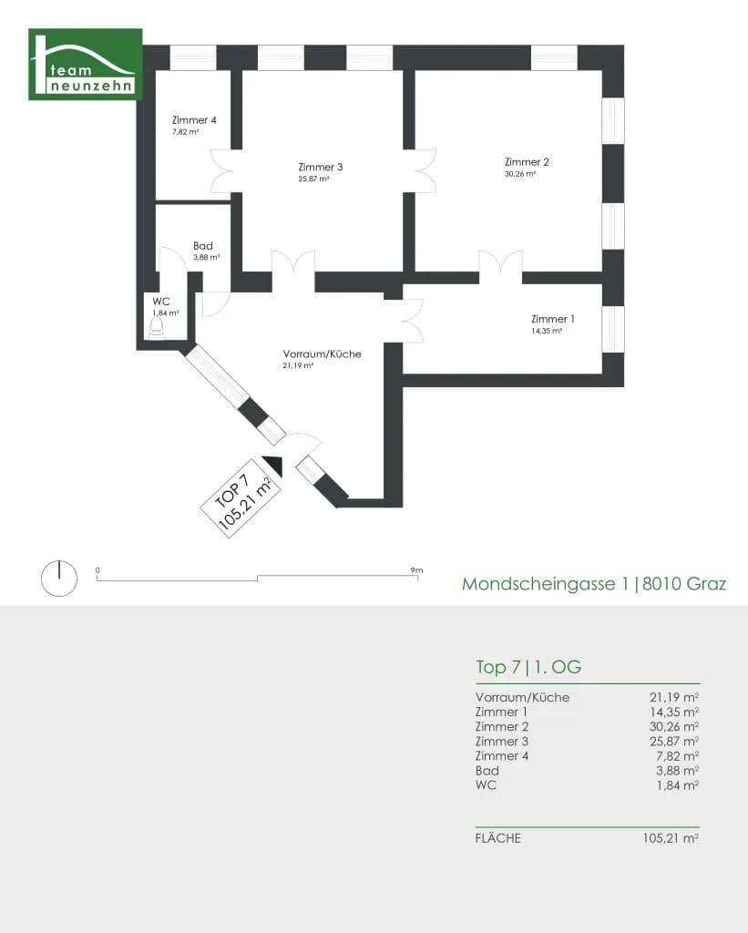 Gewerbeimmobilie mieten in Graz – 105 m², € 1.059 – Bild 8 von 8