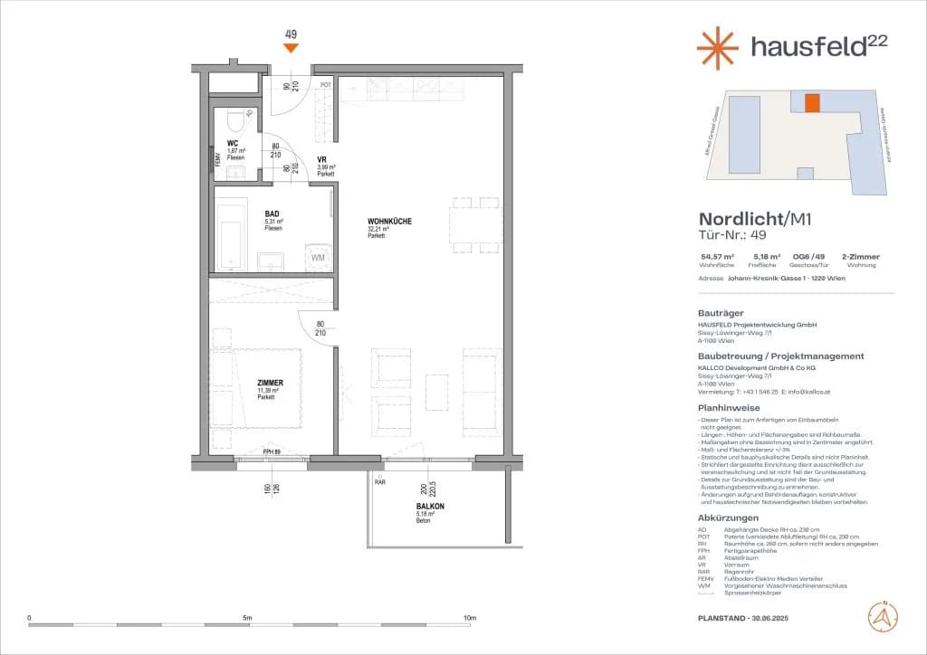 2-Zimmer-Wohnung mieten in Wien – 54,57 m², € 1.080 – Bild 18 von 18