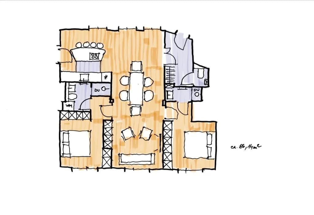 3-Zimmer-Wohnung mieten in Wien – 87,6 m², € 3.338 – Bild 23 von 23