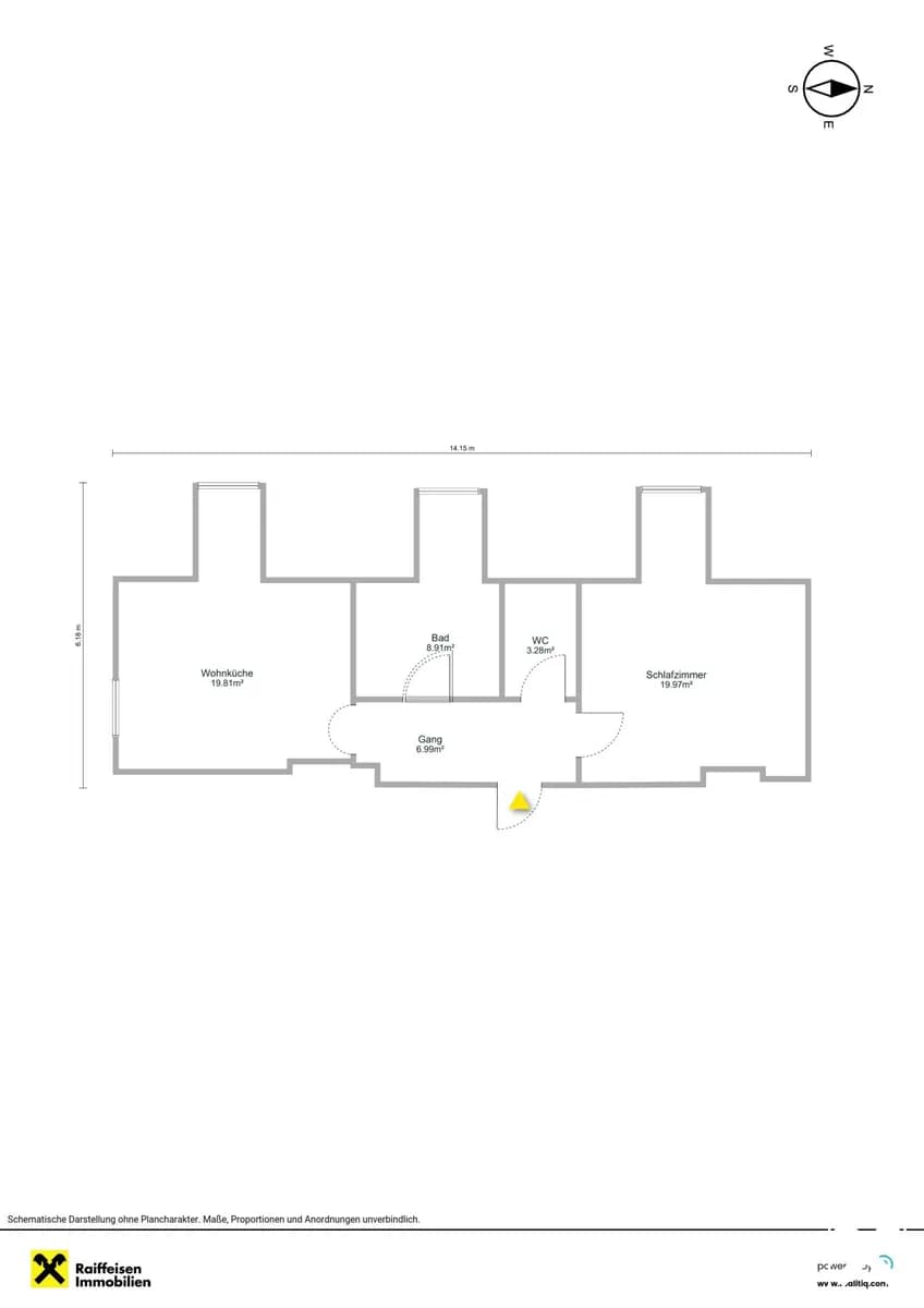 2-Zimmer-Wohnung kaufen in Scheibbs – 59,15 m², € 143.399 – Bild 9 von 10