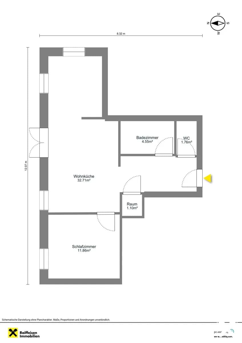 2-Zimmer-Wohnung kaufen in Scheibbs – 57,25 m², € 169.324 – Bild 11 von 12