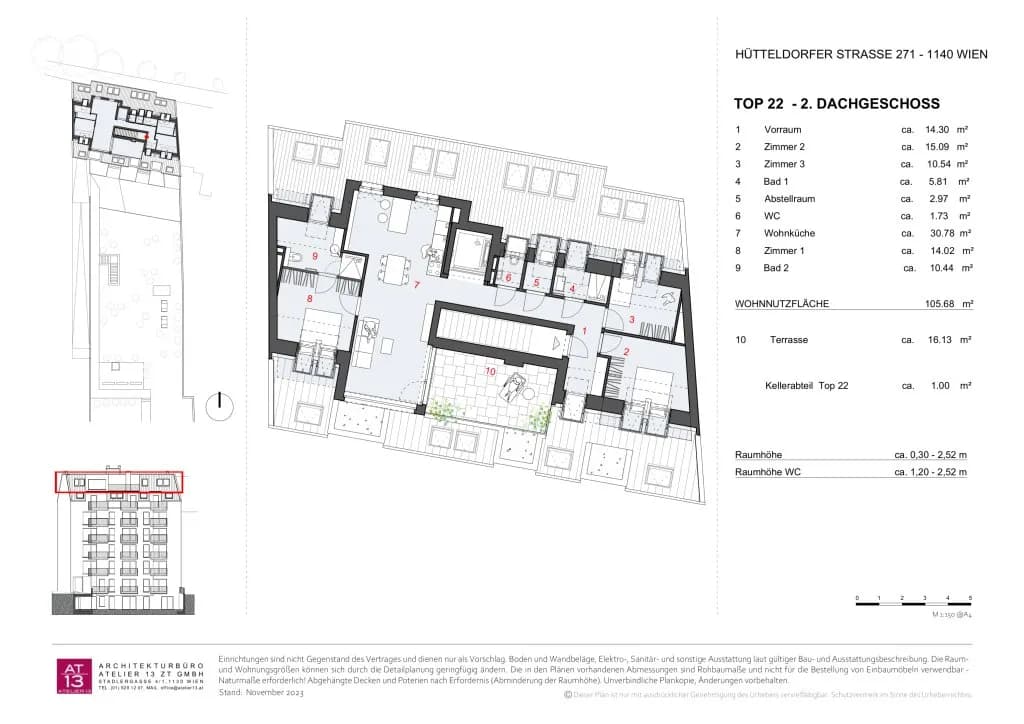 4-Zimmer-Wohnung kaufen in Wien – 105,68 m², € 749.900 – Bild 23 von 24