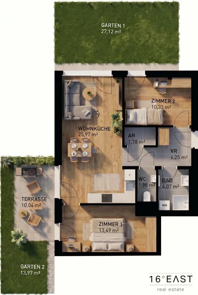 3-Zimmer-Wohnung kaufen in Wien – 63,87 m², € 419.895 – Bild 8 von 8