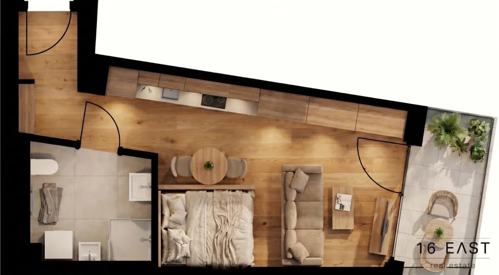 1-Zimmer-Wohnung kaufen in Wien – 30,84 m², € 192.975 – Bild 3 von 8