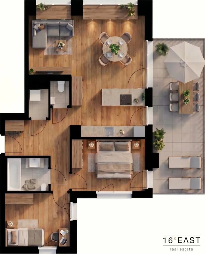 3-Zimmer-Wohnung kaufen in Wien – 75,7 m², € 514.755 – Bild 3 von 8