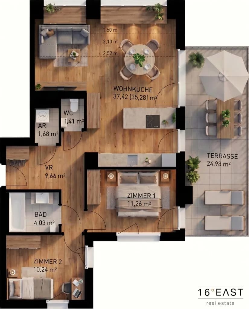 3-Zimmer-Wohnung kaufen in Wien – 75,7 m², € 514.755 – Bild 8 von 8
