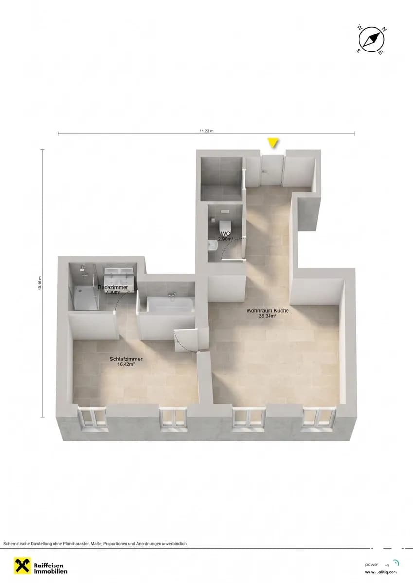 2-Zimmer-Wohnung kaufen in Scheibbs – 69,34 m², € 195.249 – Bild 12 von 12