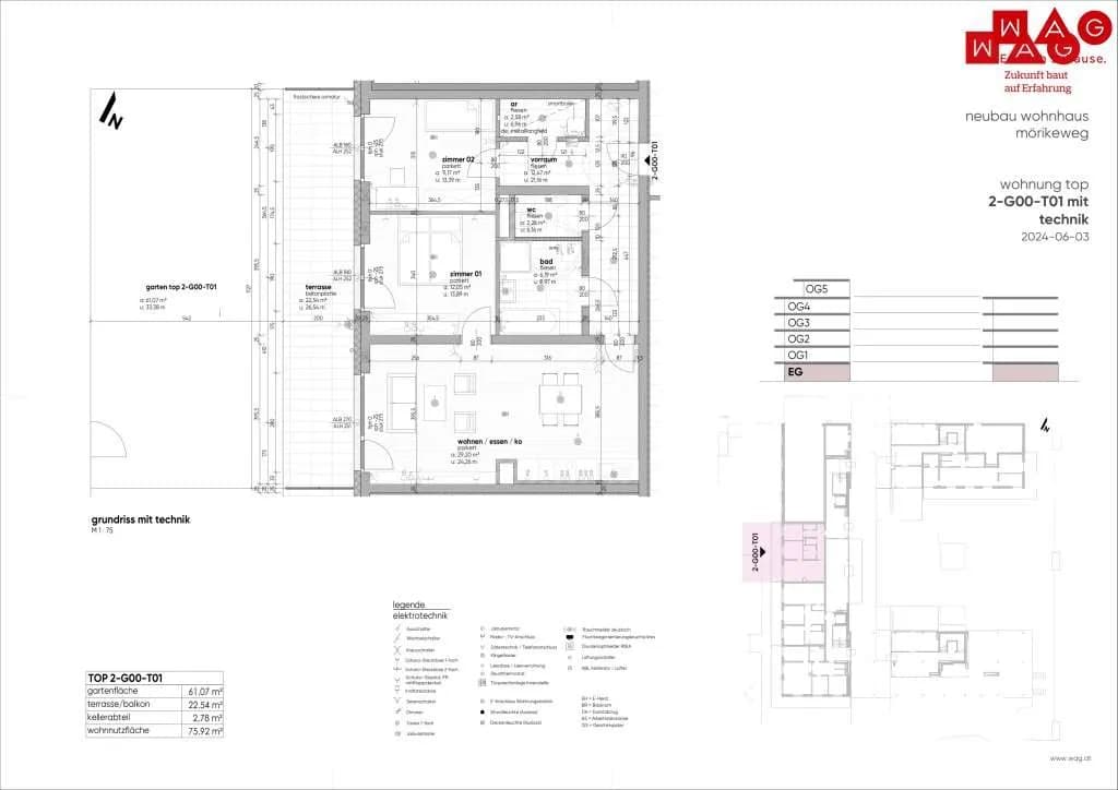 3-Zimmer-Wohnung kaufen in Linz – 75,92 m², € 487.110 – Bild 25 von 25
