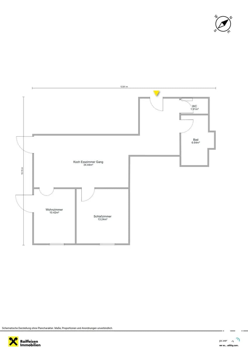 2-Zimmer-Wohnung kaufen in Scheibbs – 68,76 m², € 197.840 – Bild 9 von 9