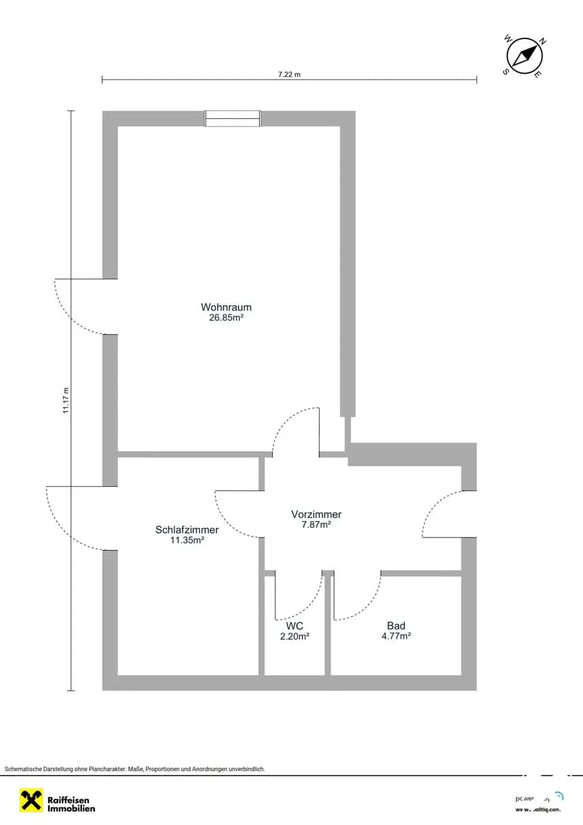2-Zimmer-Wohnung kaufen in Scheibbs – 57,44 m², € 166.730 – Bild 11 von 12