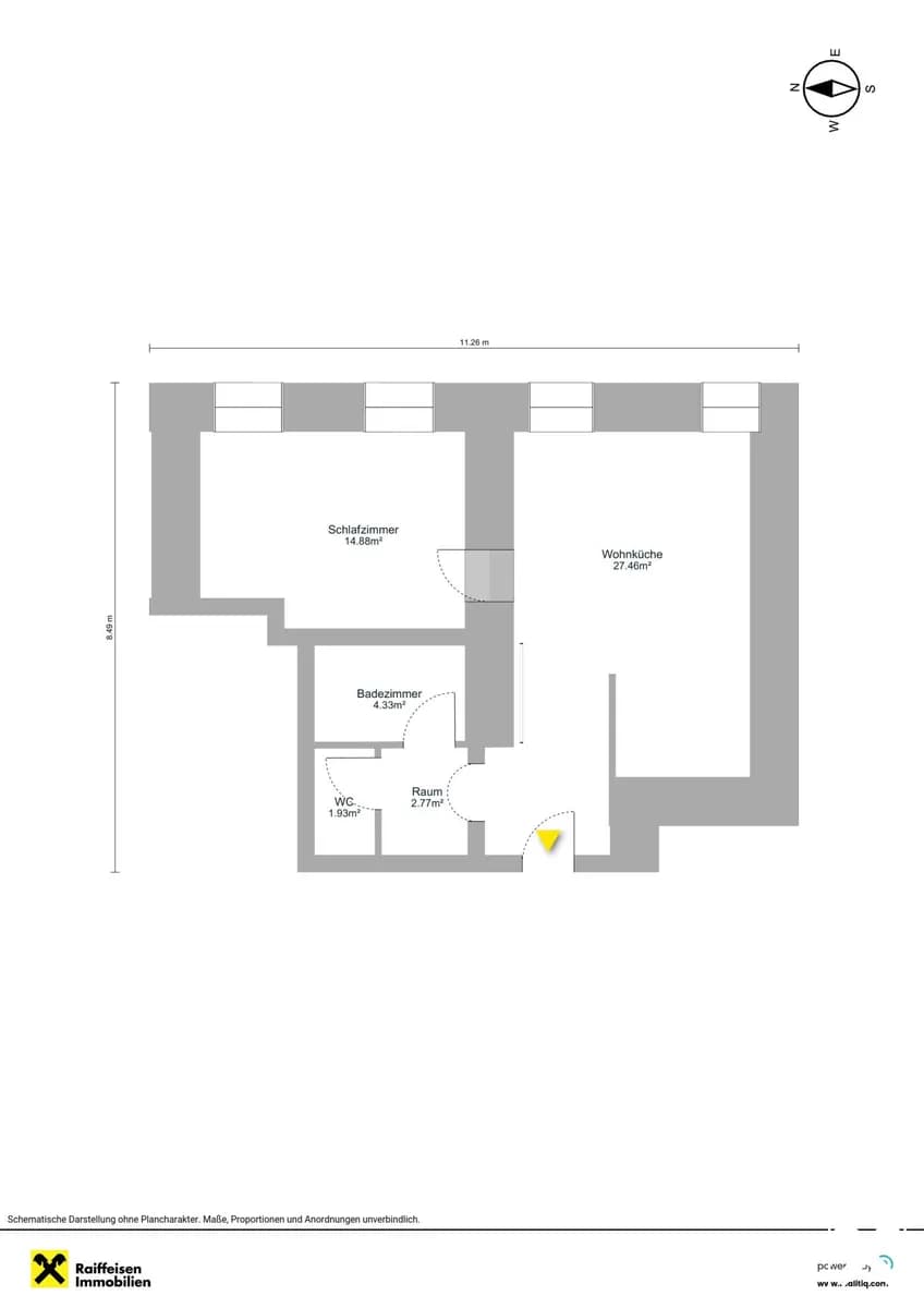 2-Zimmer-Wohnung kaufen in Scheibbs – 61,97 m², € 166.730 – Bild 13 von 14