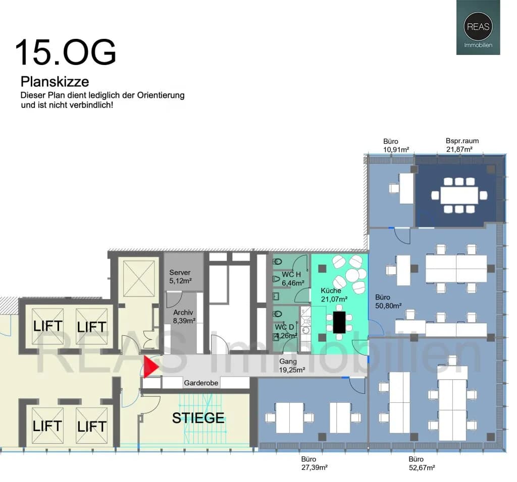 5-Zimmer-Gewerbeimmobilie mieten in Wien – 222 m², € 16 – Bild 17 von 50