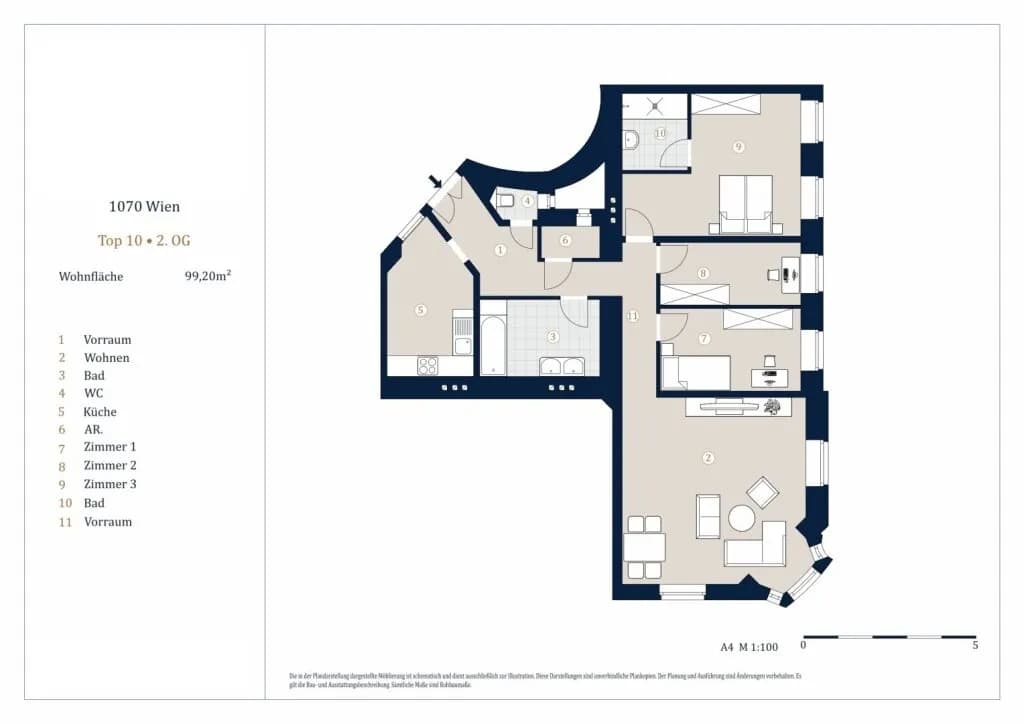 4-Zimmer-Wohnung kaufen in Wien – 99,2 m², € 799.000 – Bild 18 von 18