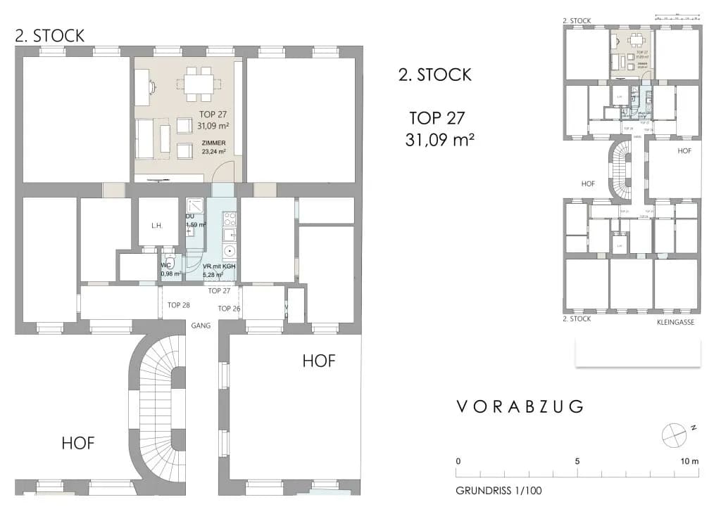 1-Zimmer-Wohnung kaufen in Wien – 31,38 m², € 195.000 – Bild 6 von 6