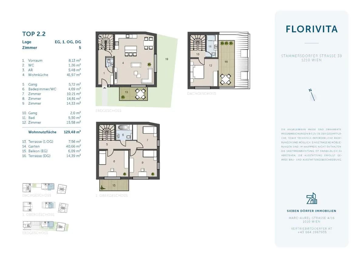 5-Zimmer-Wohnung kaufen in Wien – 129,48 m², € 960.000 – Bild 2 von 8