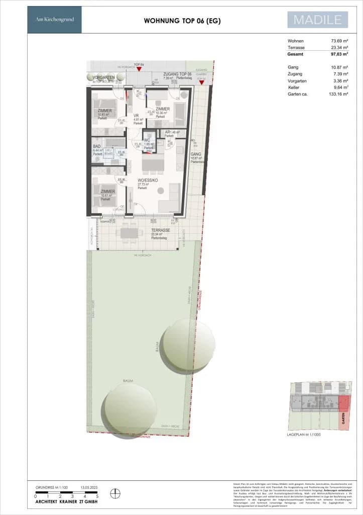 4-Zimmer-Wohnung kaufen in Klagenfurt Land – 73,44 m², € 514.600 – Bild 6 von 6