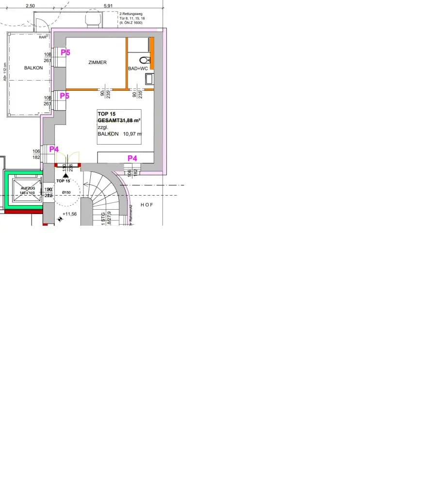 2-Zimmer-Wohnung kaufen in Wien – 31,88 m², € 258.900 – Bild 13 von 13