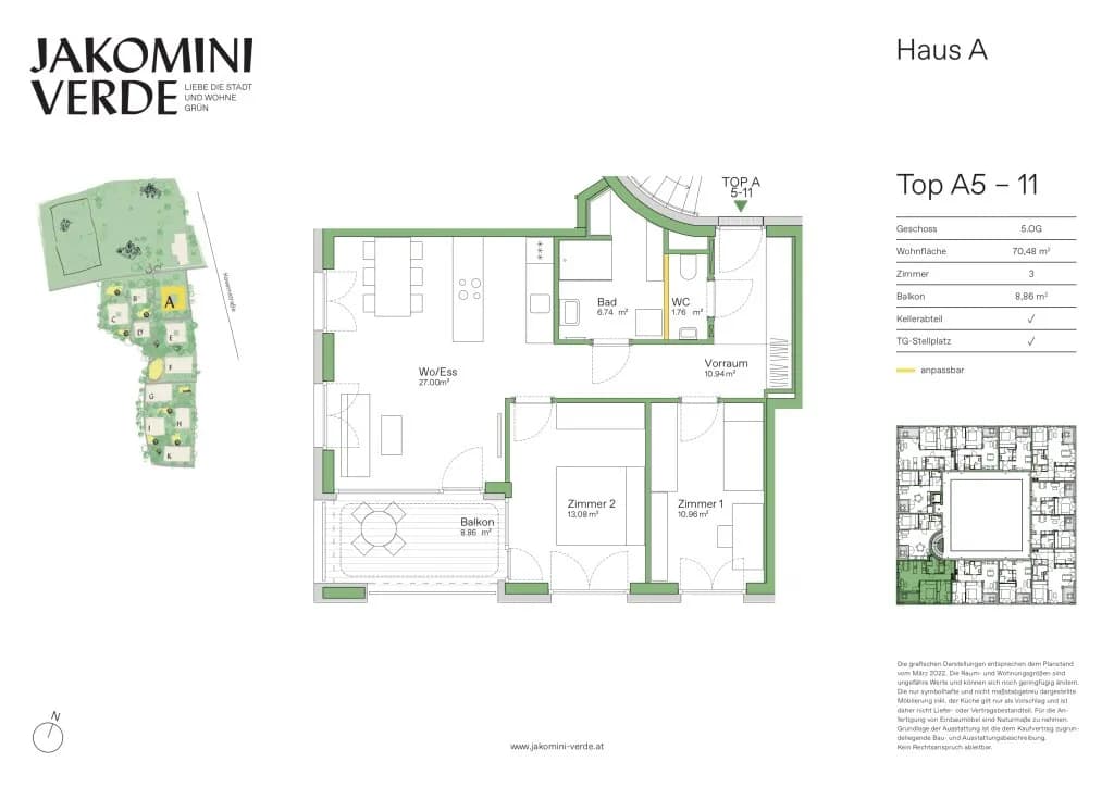3-Zimmer-Wohnung kaufen in Graz – 70,48 m², € 351.000 – Bild 21 von 21