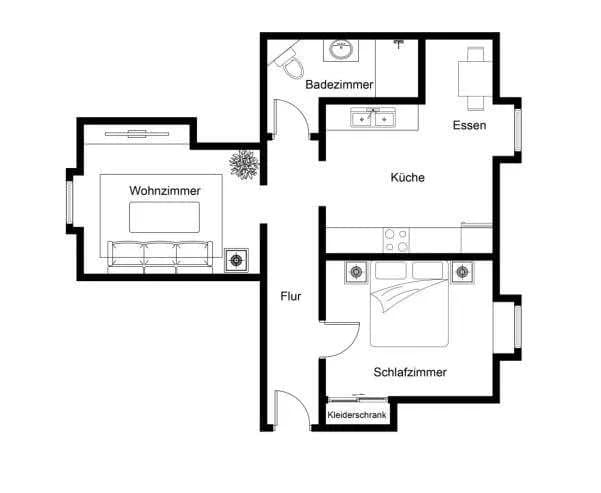 2-Zimmer-Wohnung kaufen in Klagenfurt – 53 m², € 135.000 – Bild 5 von 7