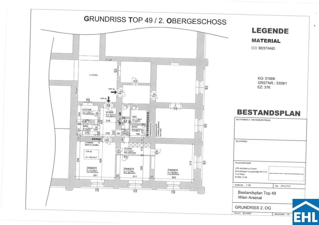 3-Zimmer-Wohnung mieten in Wien – 103,73 m², € 1.770 – Bild 13 von 13