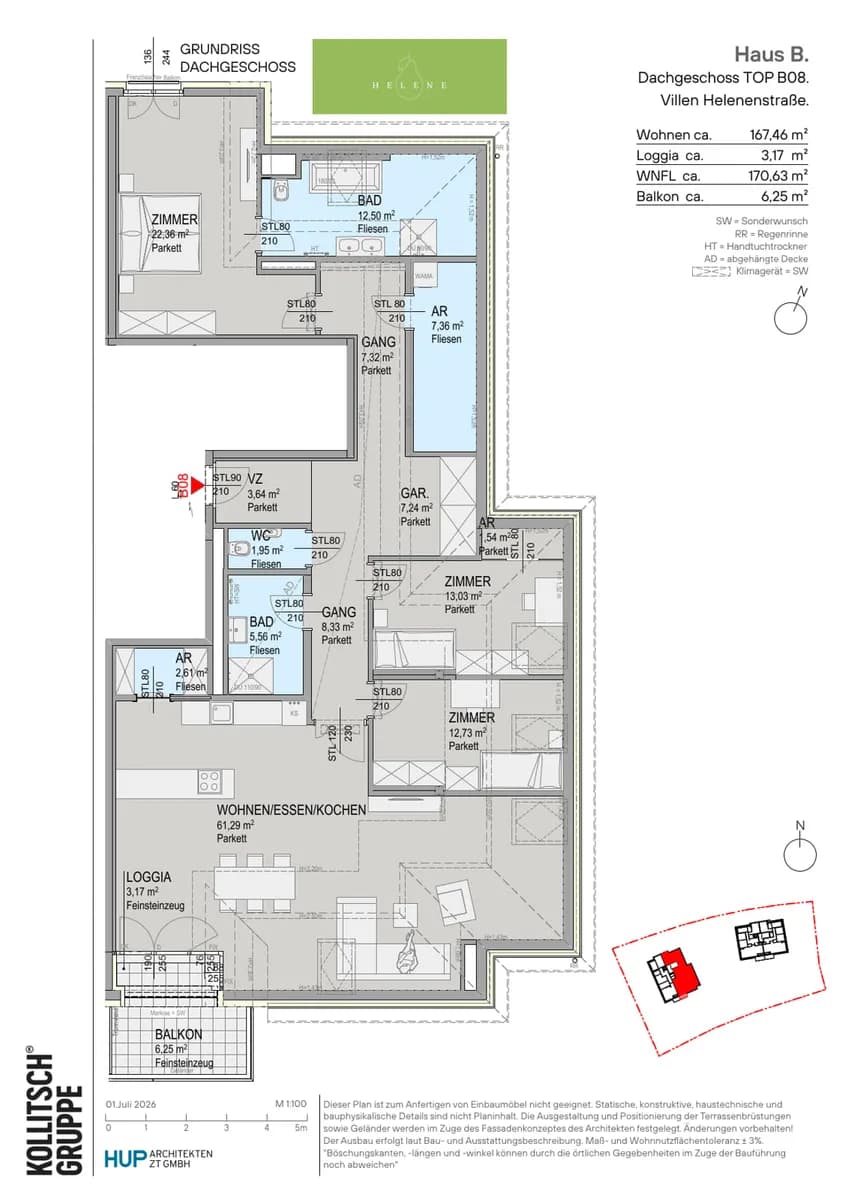 4-Zimmer-Wohnung kaufen in Baden – 167,46 m², € 1.198.000 – Bild 13 von 14