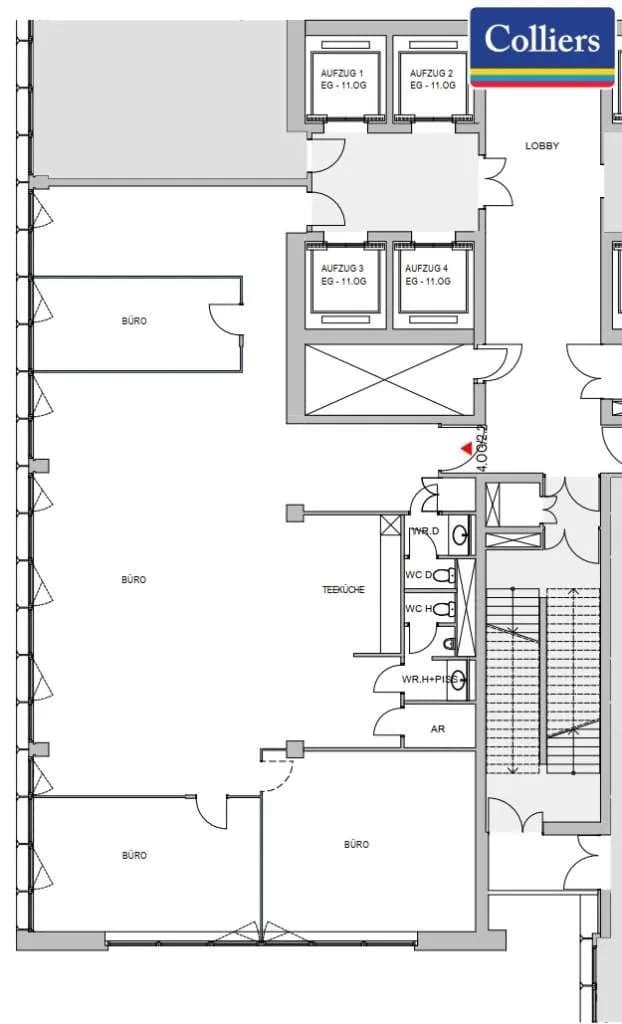 4-Zimmer-Gewerbeimmobilie mieten in Wien – 244 m², € 4.721 – Bild 12 von 13