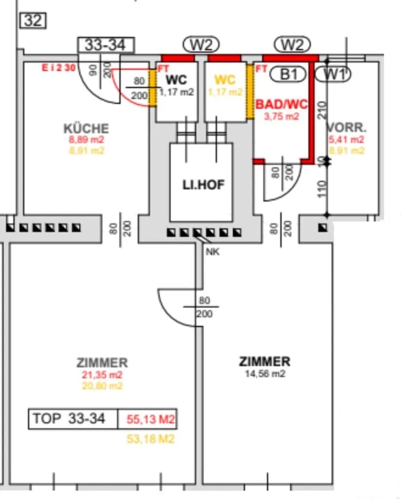 2-Zimmer-Wohnung kaufen in Wien – 55 m², € 189.000 – Bild 17 von 17