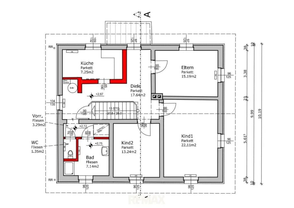 6-Zimmer-Gewerbeimmobilie kaufen in Rohrbach – 174 m², € 265.000 – Bild 18 von 18