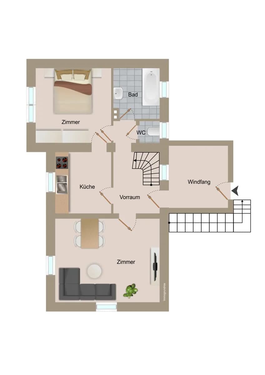 4-Zimmer-Haus kaufen in Klagenfurt – 115 m², € 369.800 – Bild 8 von 9