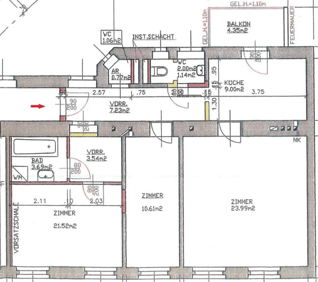 3-Zimmer-Wohnung kaufen in Wien – 74,38 m², € 339.000 – Bild 12 von 12