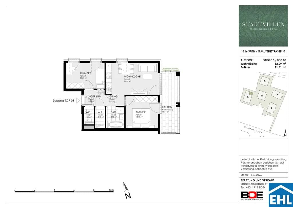Immobilie kaufen in Wien – 52,09 m², € 387.500 – Bild 15 von 15