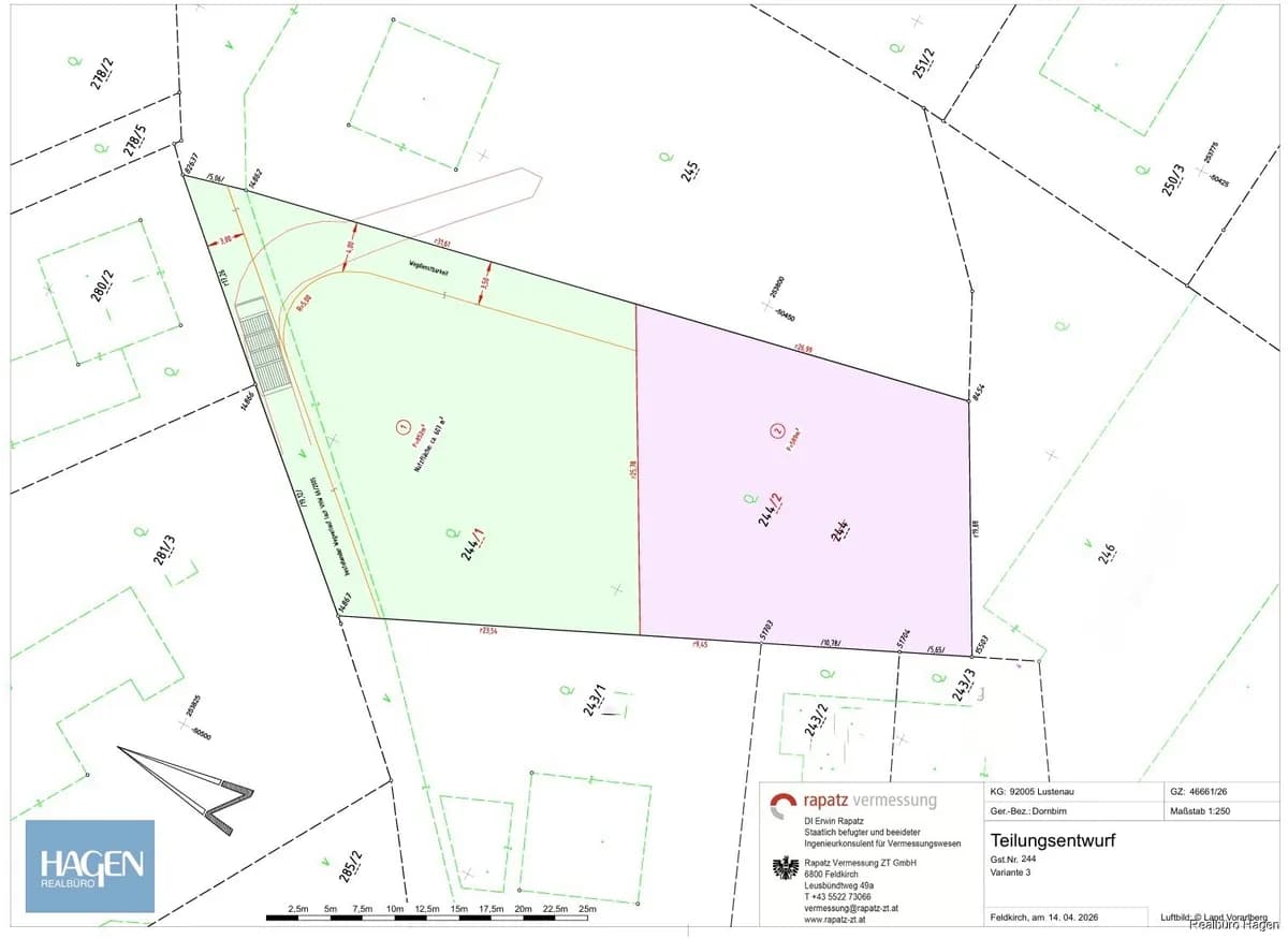 Grundstück kaufen in Dornbirn – 589 m², € 520.000 – Bild 5 von 9