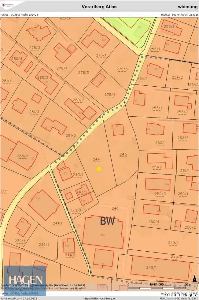 Grundstück kaufen in Dornbirn – 589 m², € 520.000 – Bild 9 von 9